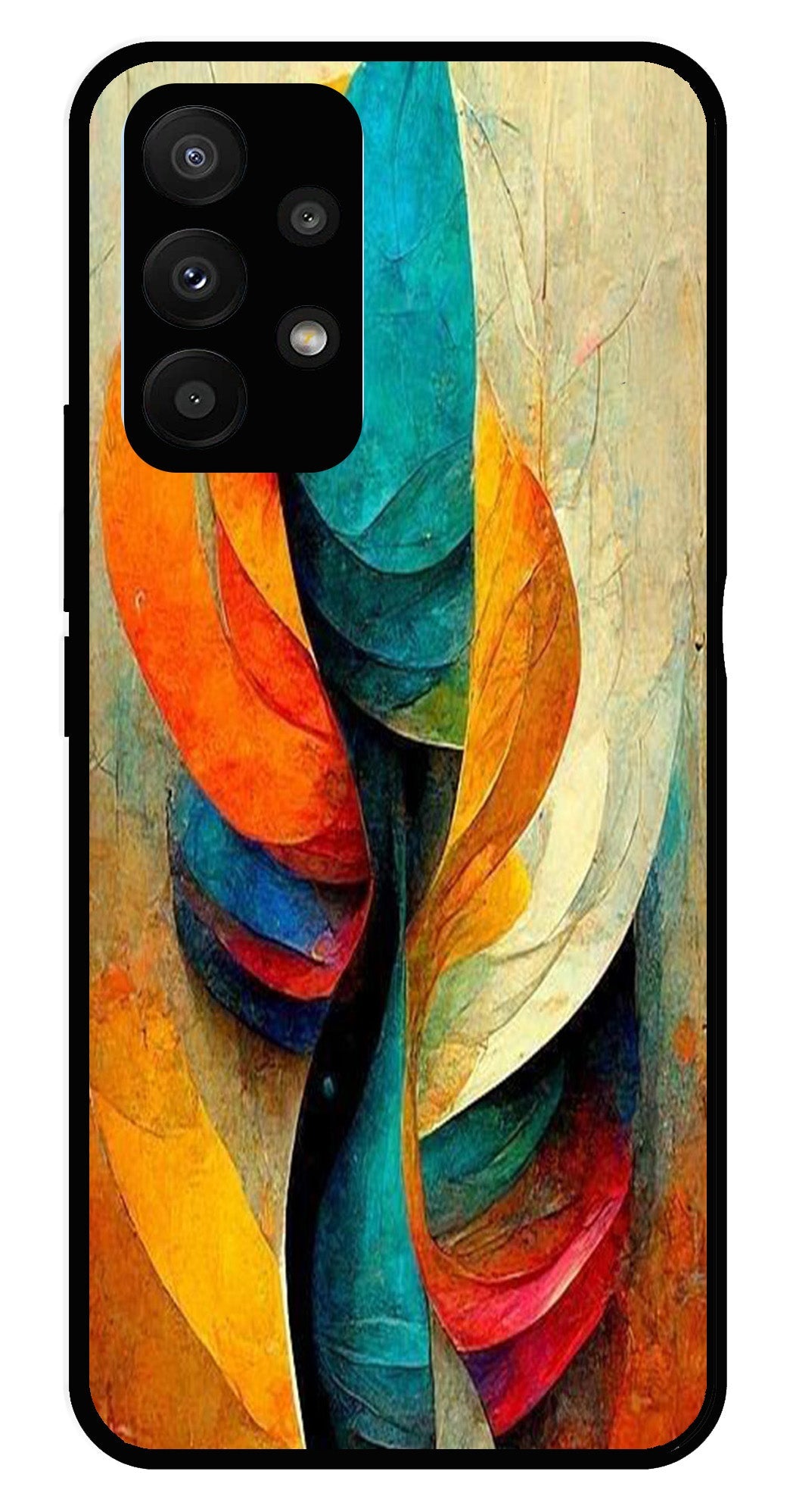 Modern Art Metal Mobile Case for Samsung Galaxy A73 5G Modern Art Metal Mobile Case for Samsung Galaxy A73 5G (Design No -11)