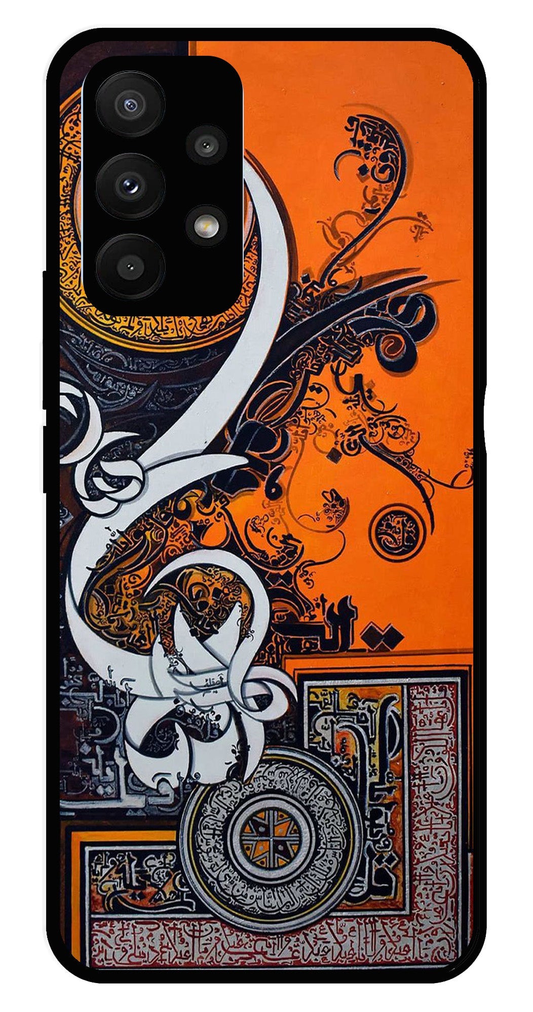 Qalander Art Metal Mobile Case for Samsung Galaxy A23 5G Qalander Art Metal Mobile Case for Samsung Galaxy A23 5G (Design No -16)