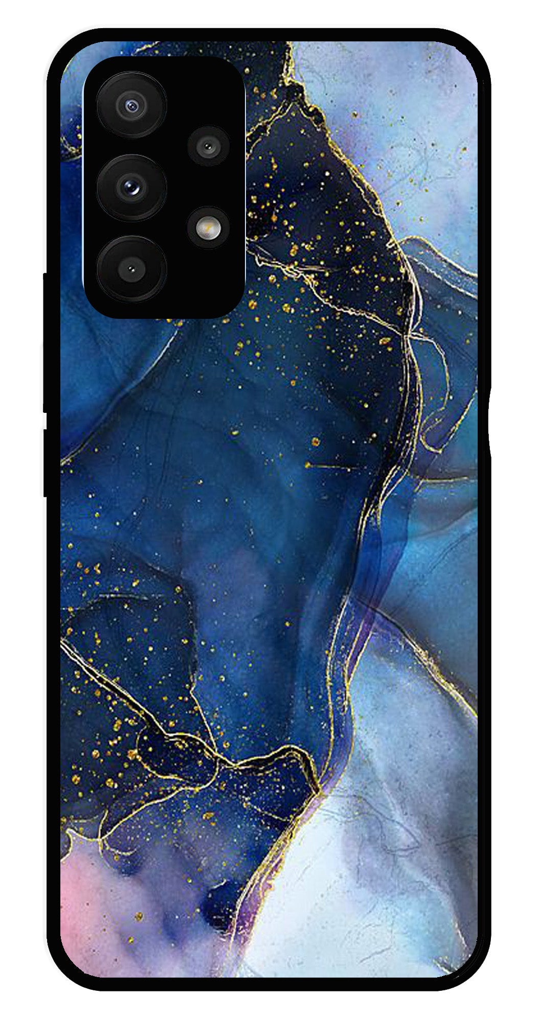 Blue Marble Metal Mobile Case for Samsung Galaxy A53 5G Blue Marble Metal Mobile Case for Samsung Galaxy A53 5G (Design No -34)