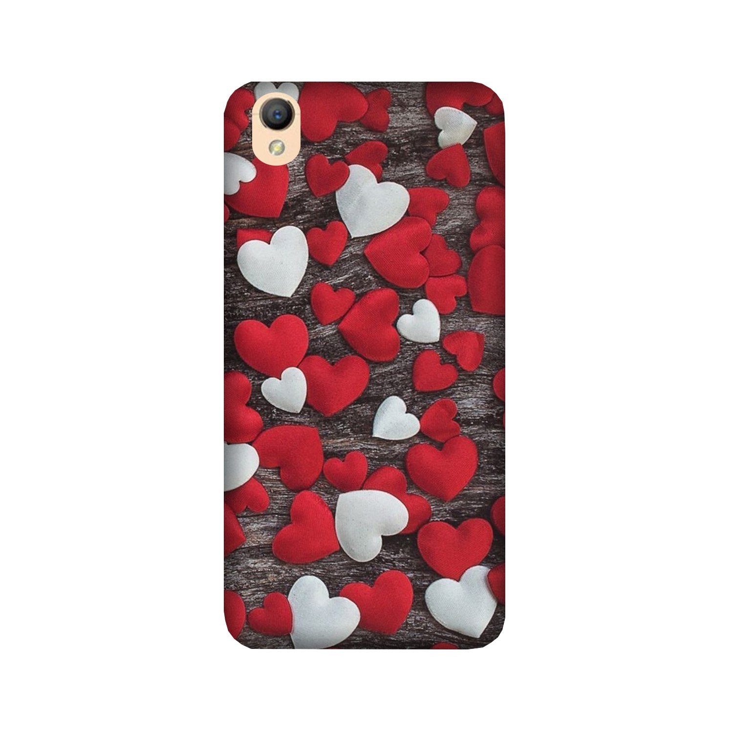 Red White Hearts Case for Oppo A37 (Design - 105) Red White Hearts Case for Oppo A37 (Design - 105)