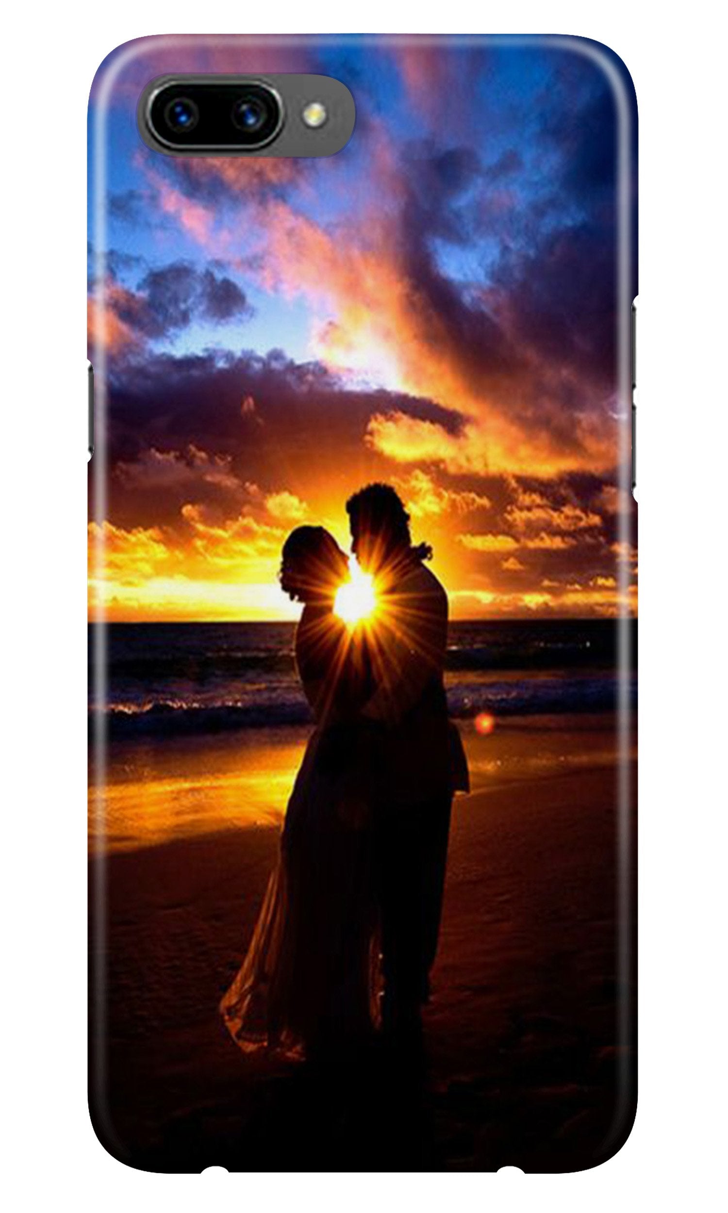 Couple Sea shore Case for Realme C1 Couple Sea shore Case for Realme C1