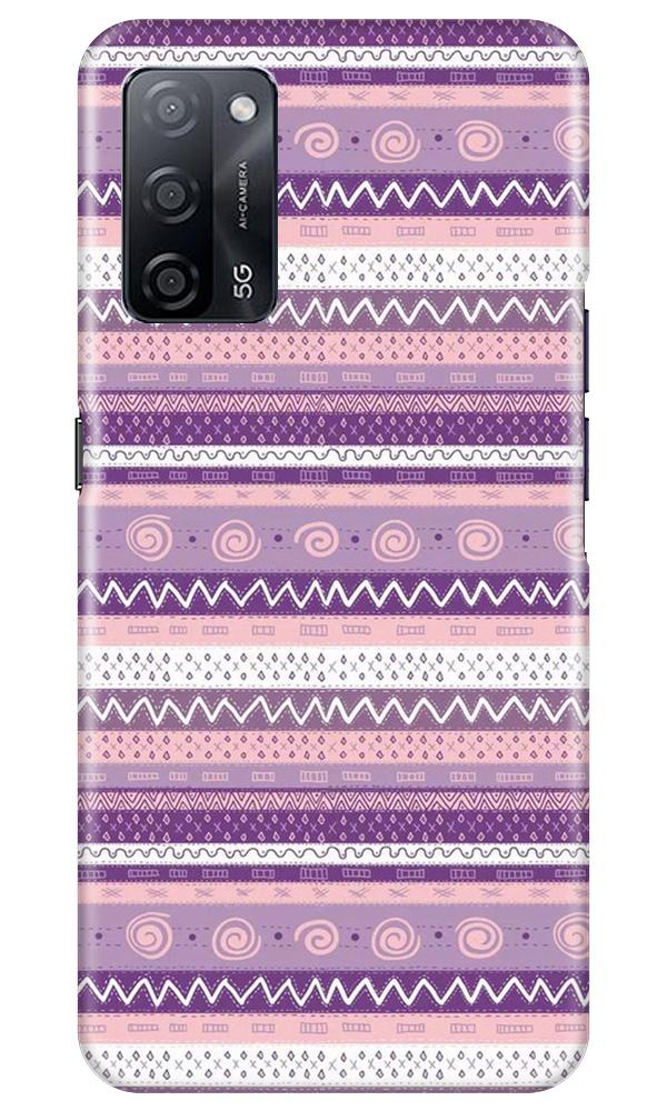 Zigzag line pattern3 Mobile Back Case for Oppo A53s 5G (Design - 11) Zigzag line pattern3 Case for Oppo A53s 5G