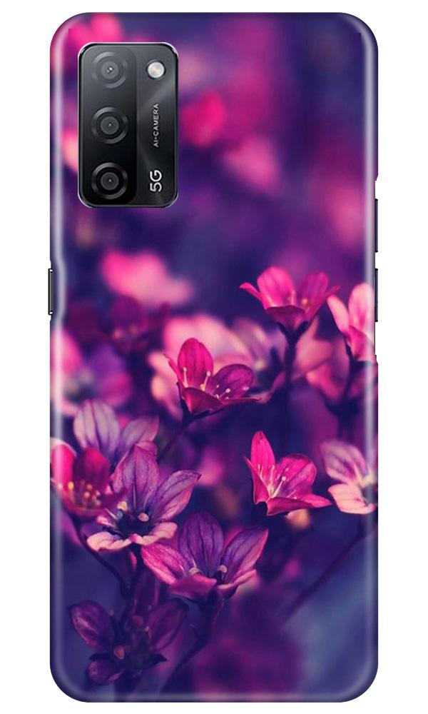 flowers Mobile Back Case for Oppo A53s 5G (Design - 25) flowers Case for Oppo A53s 5G