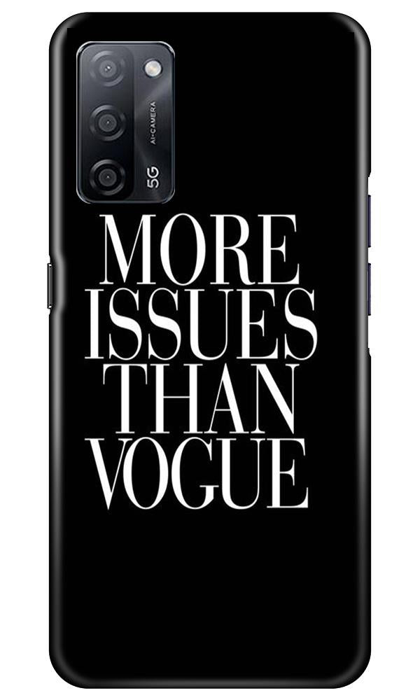 More Issues than Vague Mobile Back Case for Oppo A53s 5G (Design - 74) More Issues than Vague Case for Oppo A53s 5G