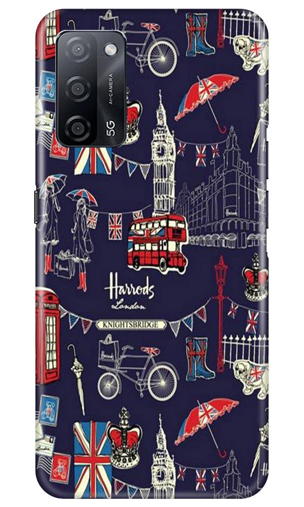 Love London Mobile Back Case for Oppo A53s 5G (Design - 75) Love London Case for Oppo A53s 5G