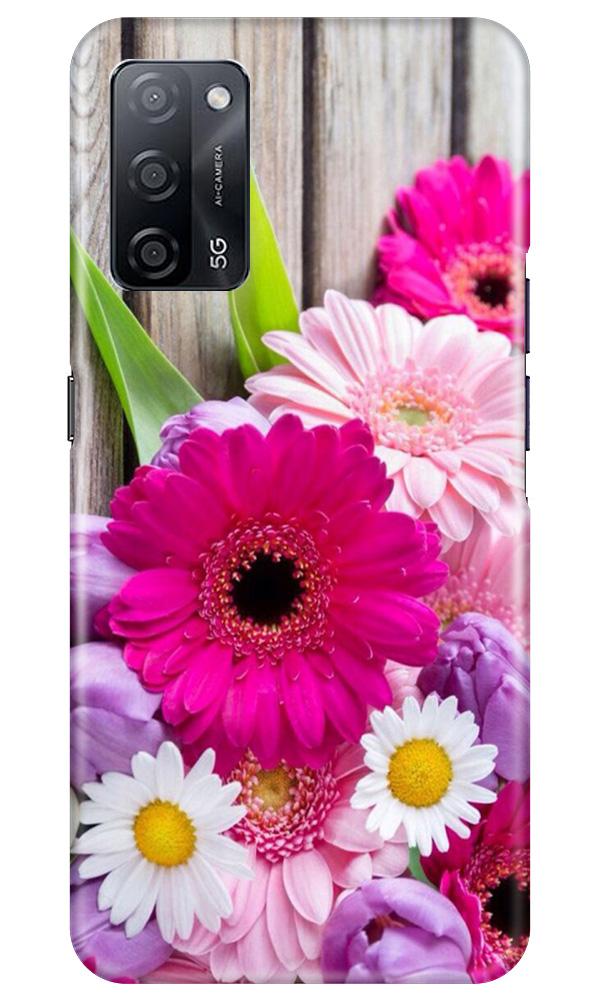 Coloful Daisy2 Mobile Back Case for Oppo A53s 5G (Design - 76) Coloful Daisy2 Case for Oppo A53s 5G