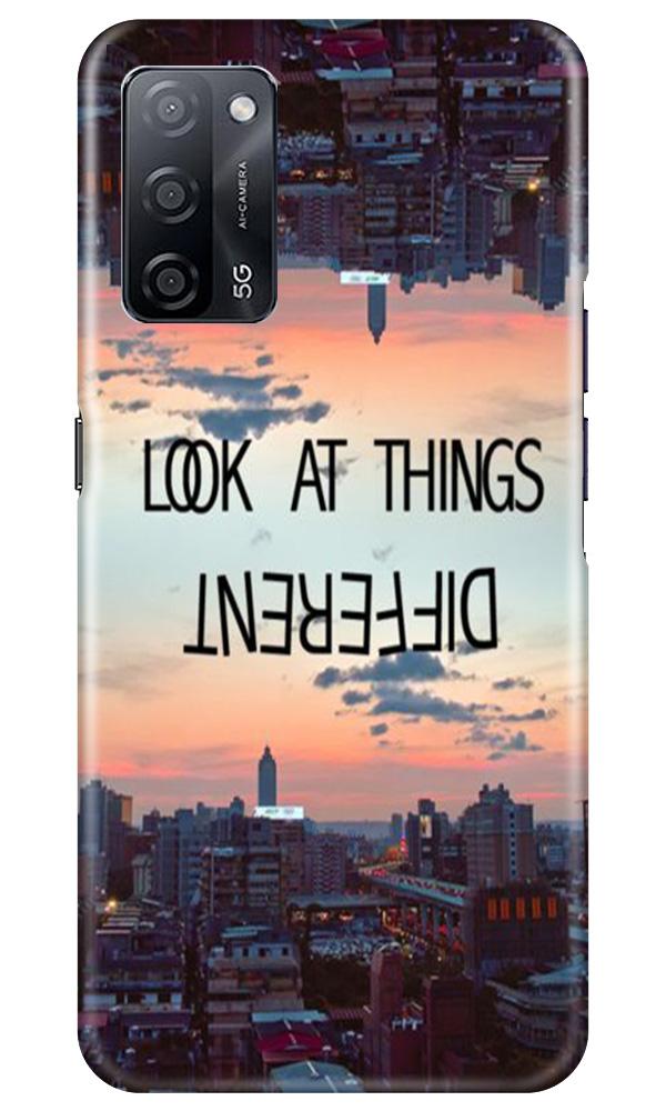 Look at things different Mobile Back Case for Oppo A53s 5G (Design - 99) Look at things different Case for Oppo A53s 5G