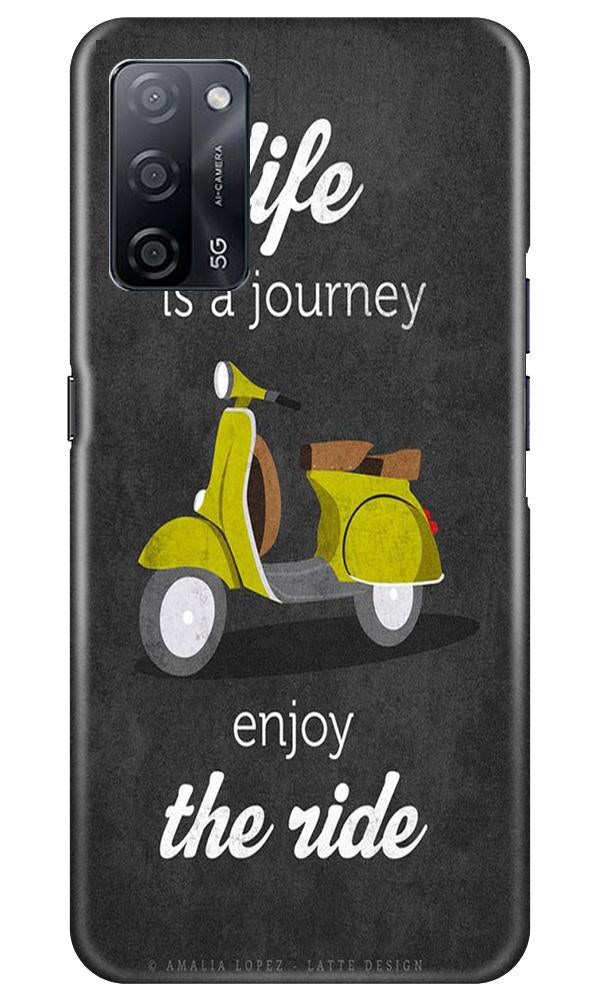 Life is a Journey Mobile Back Case for Oppo A53s 5G (Design - 261) Life is a Journey Case for Oppo A53s 5G (Design No. 261)