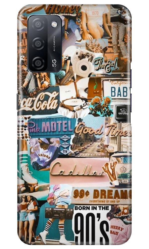Vintage Design Mobile Back Case for Oppo A53s 5G (Design - 284) Vintage Design Case for Oppo A53s 5G (Design No. 284)