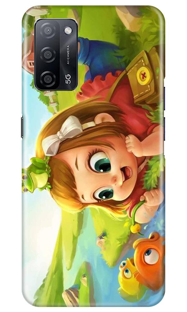 Baby Girl Mobile Back Case for Oppo A53s 5G (Design - 339) Baby Girl Mobile Back Case for Oppo A53s 5G (Design - 339)