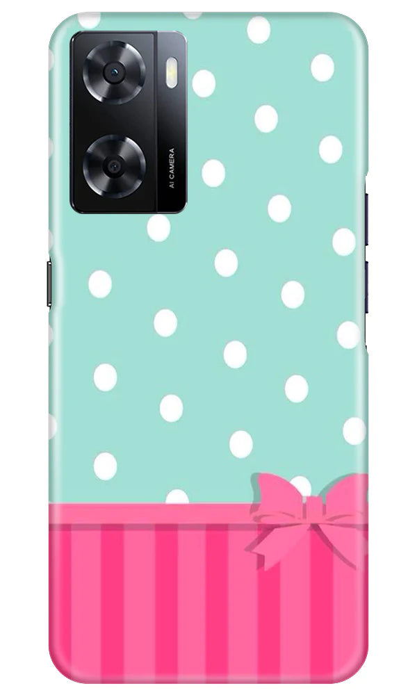 Gift Wrap Mobile Back Case for Oppo A57 2022 (Design - 30) Gift Wrap Case for Oppo A57 2022