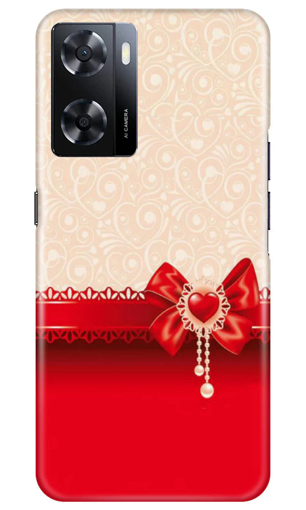 Gift Wrap3 Mobile Back Case for Oppo A57 2022 (Design - 36) Gift Wrap3 Case for Oppo A57 2022