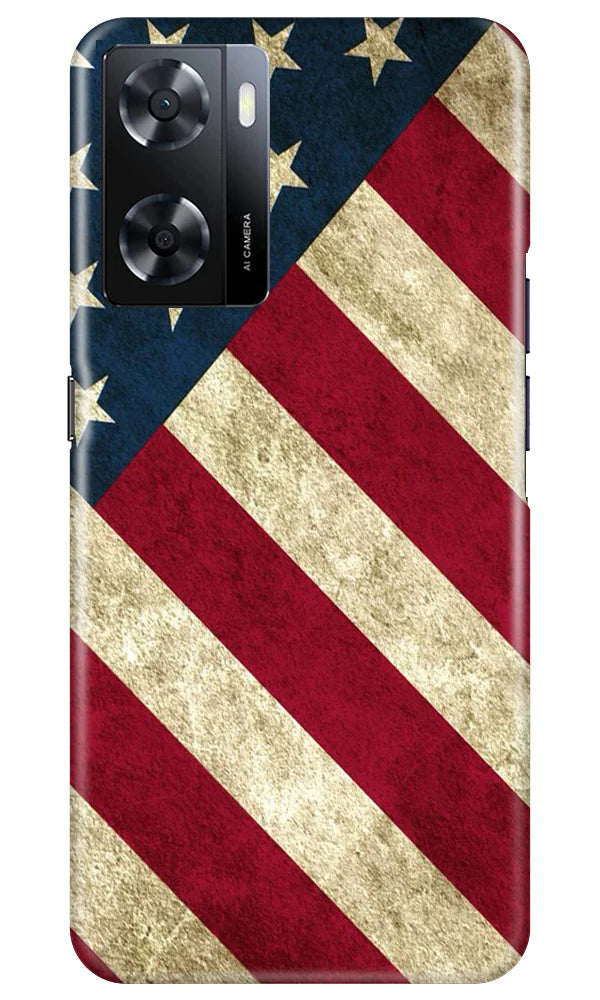 America Mobile Back Case for Oppo A57 2022 (Design - 79) America Case for Oppo A57 2022