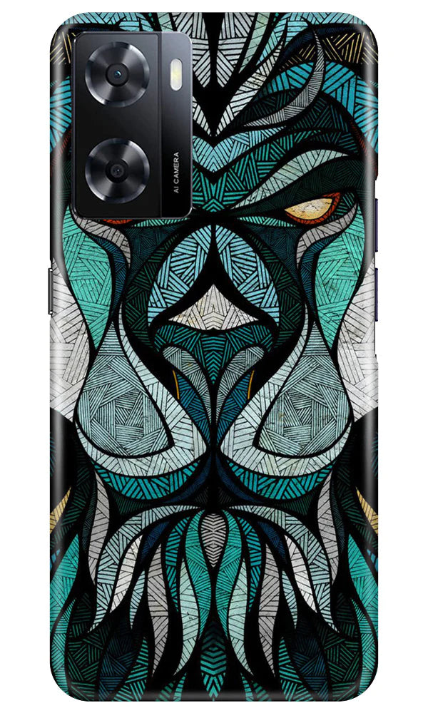 Lion Mobile Back Case for Oppo A57 2022 (Design - 97) Lion Case for Oppo A57 2022