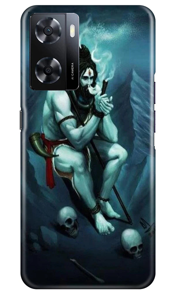 Lord Shiva Mahakal2 Mobile Back Case for Oppo A57 2022 (Design - 98) Lord Shiva Mahakal2 Case for Oppo A57 2022