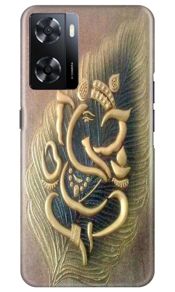Lord Ganesha Mobile Back Case for Oppo A57 2022 (Design - 100) Lord Ganesha Case for Oppo A57 2022