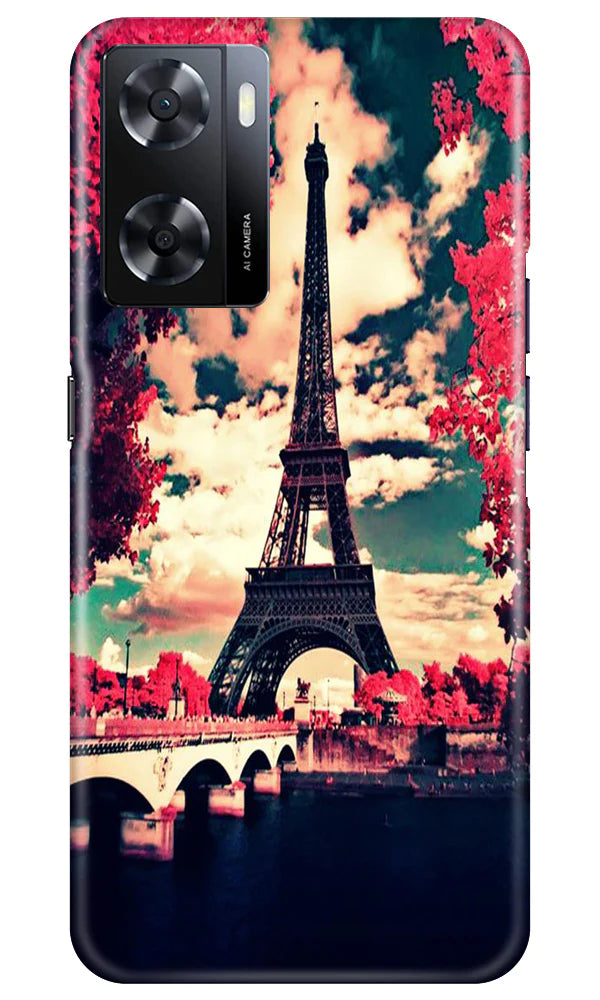 Eiffel Tower Mobile Back Case for Oppo A57 2022 (Design - 181) Eiffel Tower Case for Oppo A57 2022 (Design No. 181)