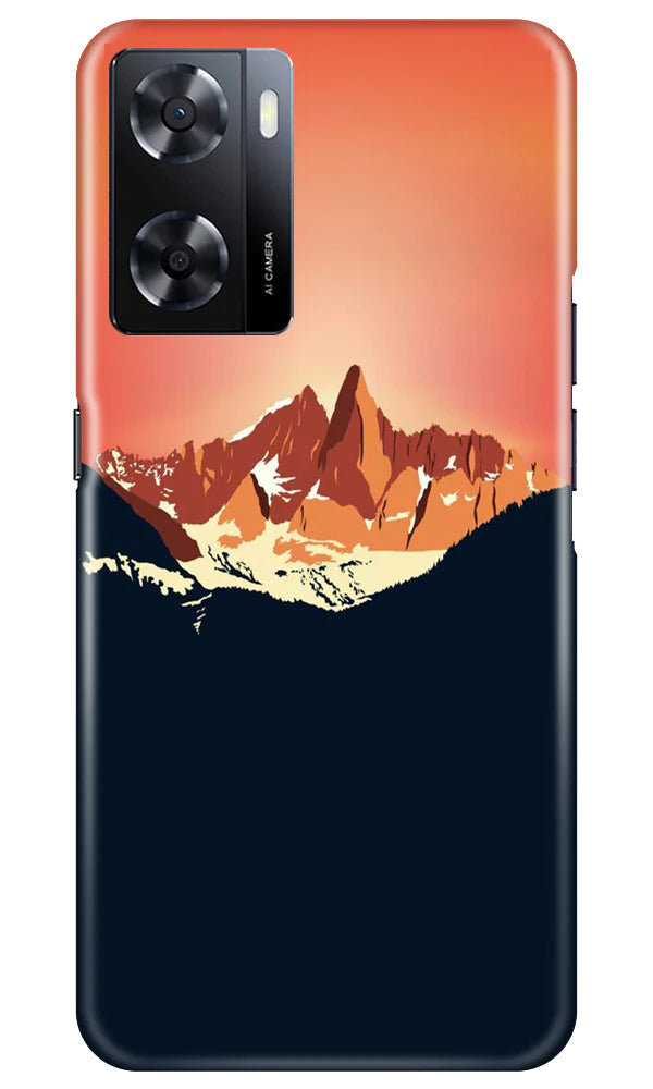 Mountains Mobile Back Case for Oppo A57 2022 (Design - 196) Mountains Case for Oppo A57 2022 (Design No. 196)