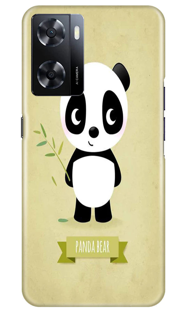 Panda Bear Mobile Back Case for Oppo A57 2022 (Design - 279) Panda Bear Mobile Back Case for Oppo A57 2022 (Design - 279)
