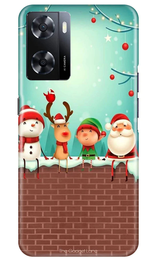 Santa Claus Mobile Back Case for Oppo A57 2022 (Design - 296) Santa Claus Mobile Back Case for Oppo A57 2022 (Design - 296)