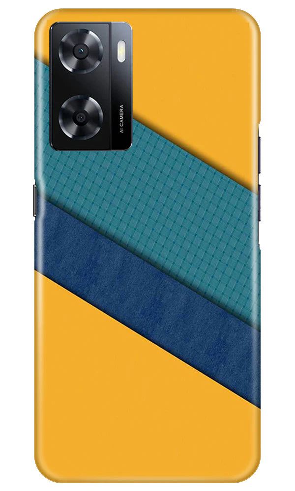 Diagonal Pattern Mobile Back Case for Oppo A57 2022 (Design - 329) Diagonal Pattern Mobile Back Case for Oppo A57 2022 (Design - 329)