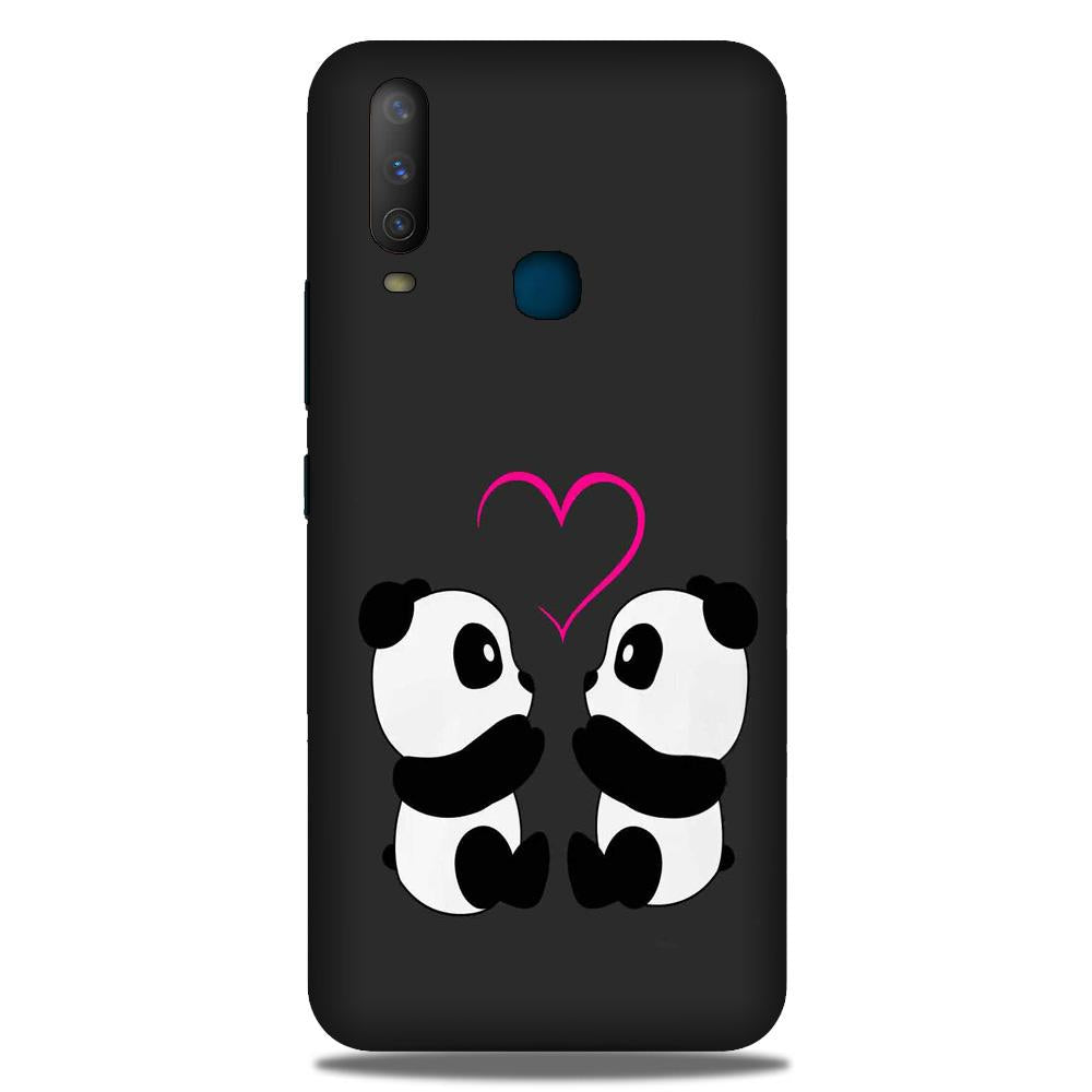 Panda Love Mobile Back Case for Samsung Galaxy A20s (Design - 398) Panda Love Mobile Back Case for Samsung Galaxy A20s (Design - 398)