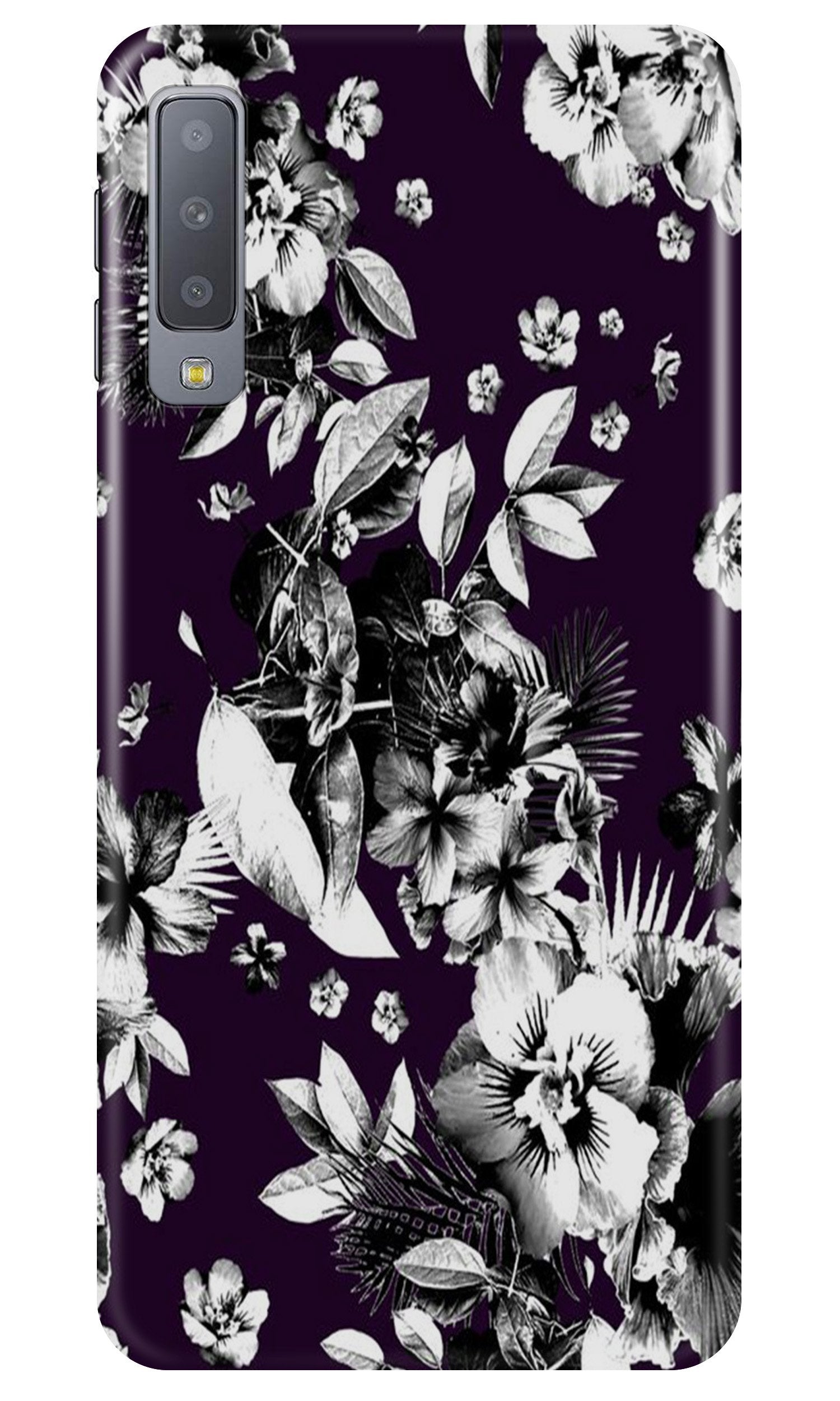 white flowers Case for Samsung M30 white flowers Case for Samsung M30