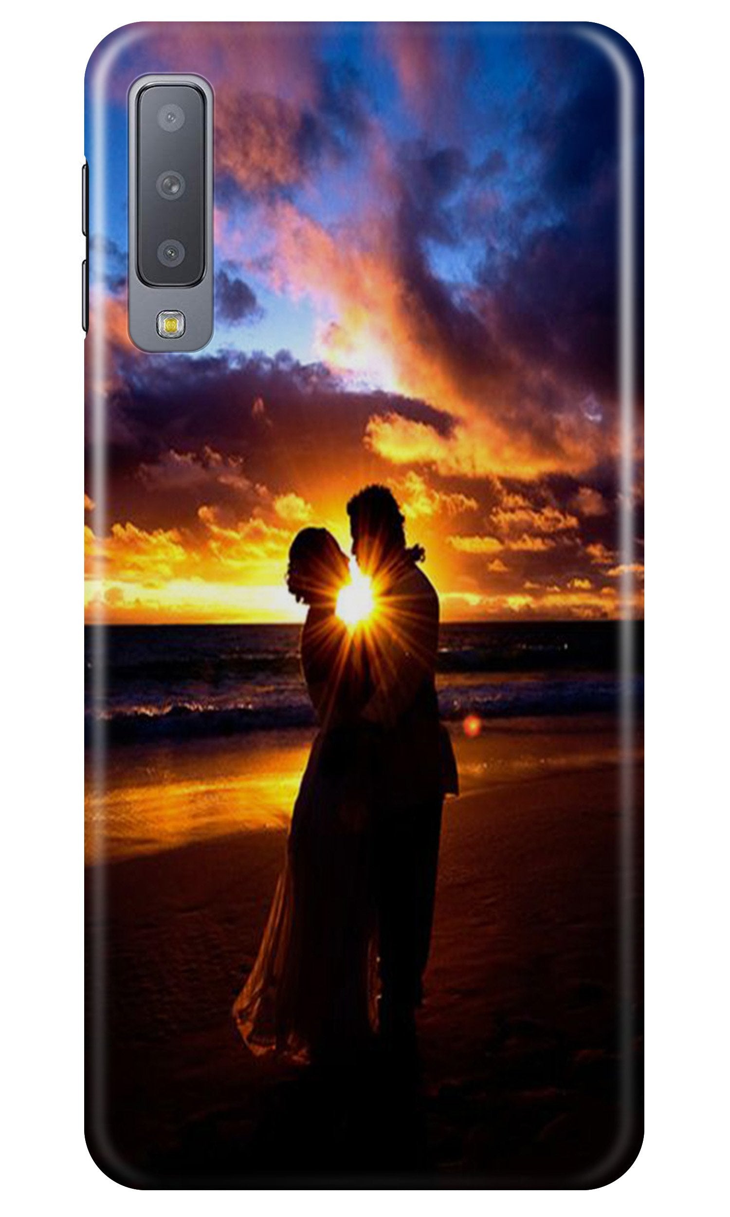 Couple Sea shore Case for Galaxy A7 (2018) Couple Sea shore Case for Galaxy A7 (2018)