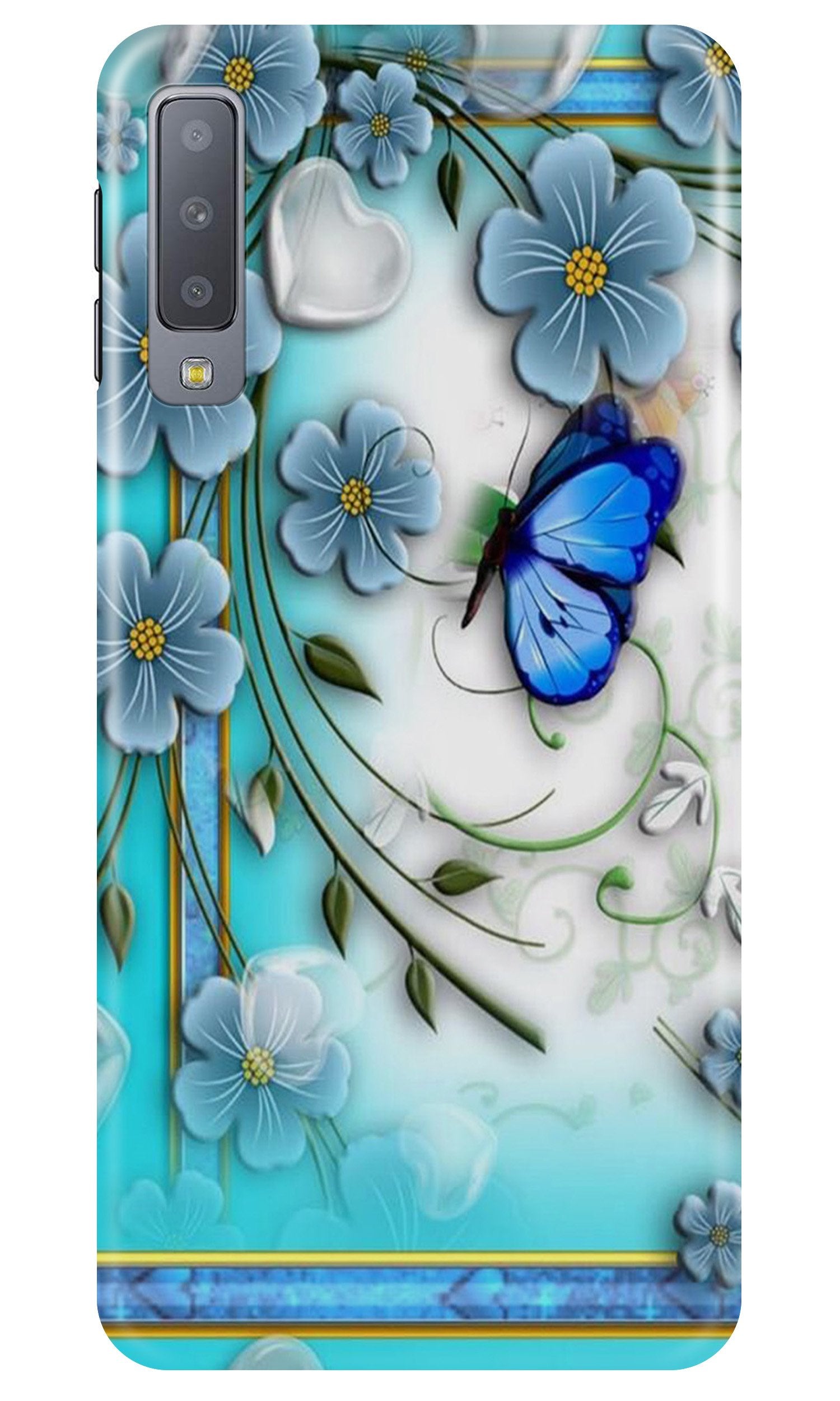 Blue Butterfly Case for Samsung Galaxy A70