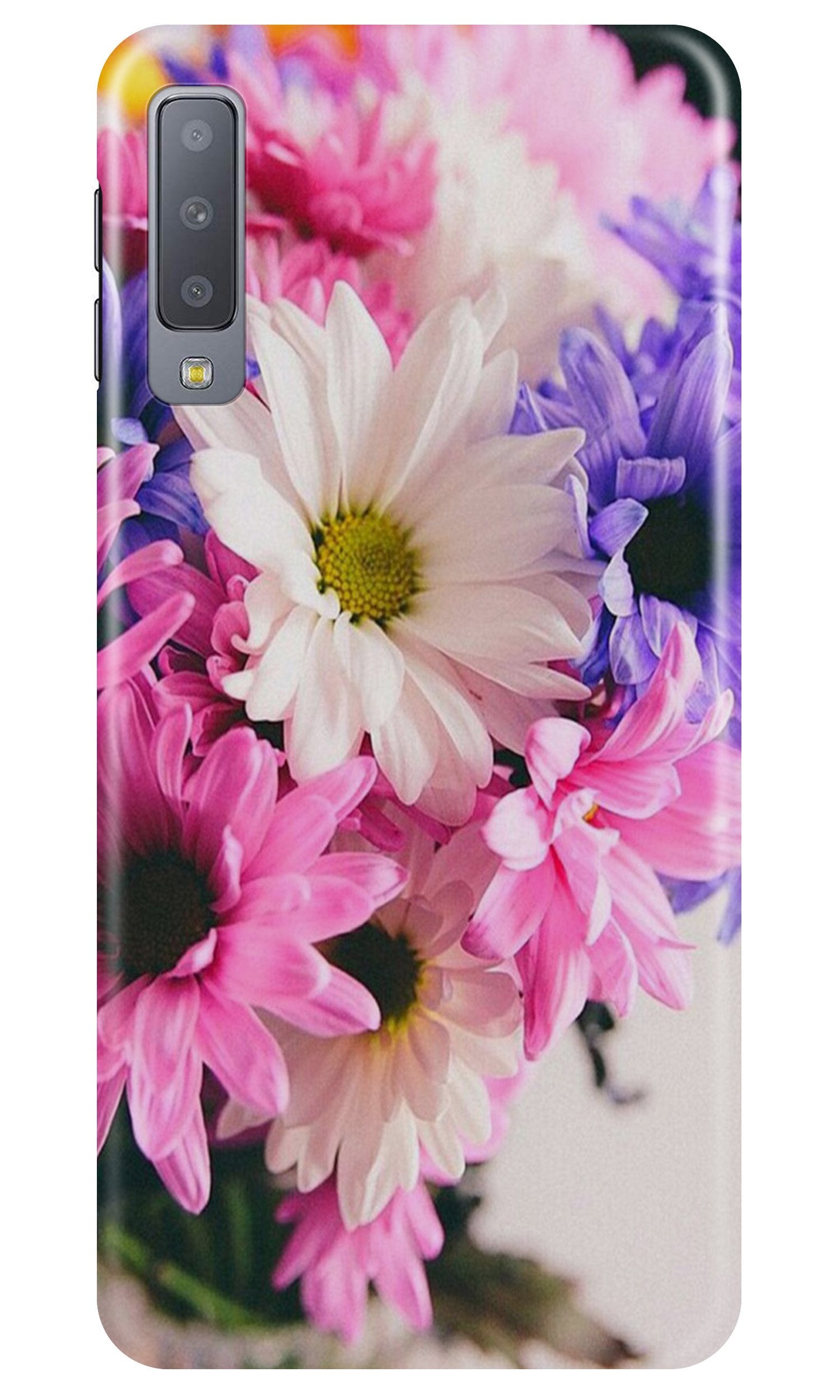 Coloful Daisy Mobile Back Case for Samung Galaxy A70s (Design - 73) Coloful Daisy Case for Samung Galaxy A70s
