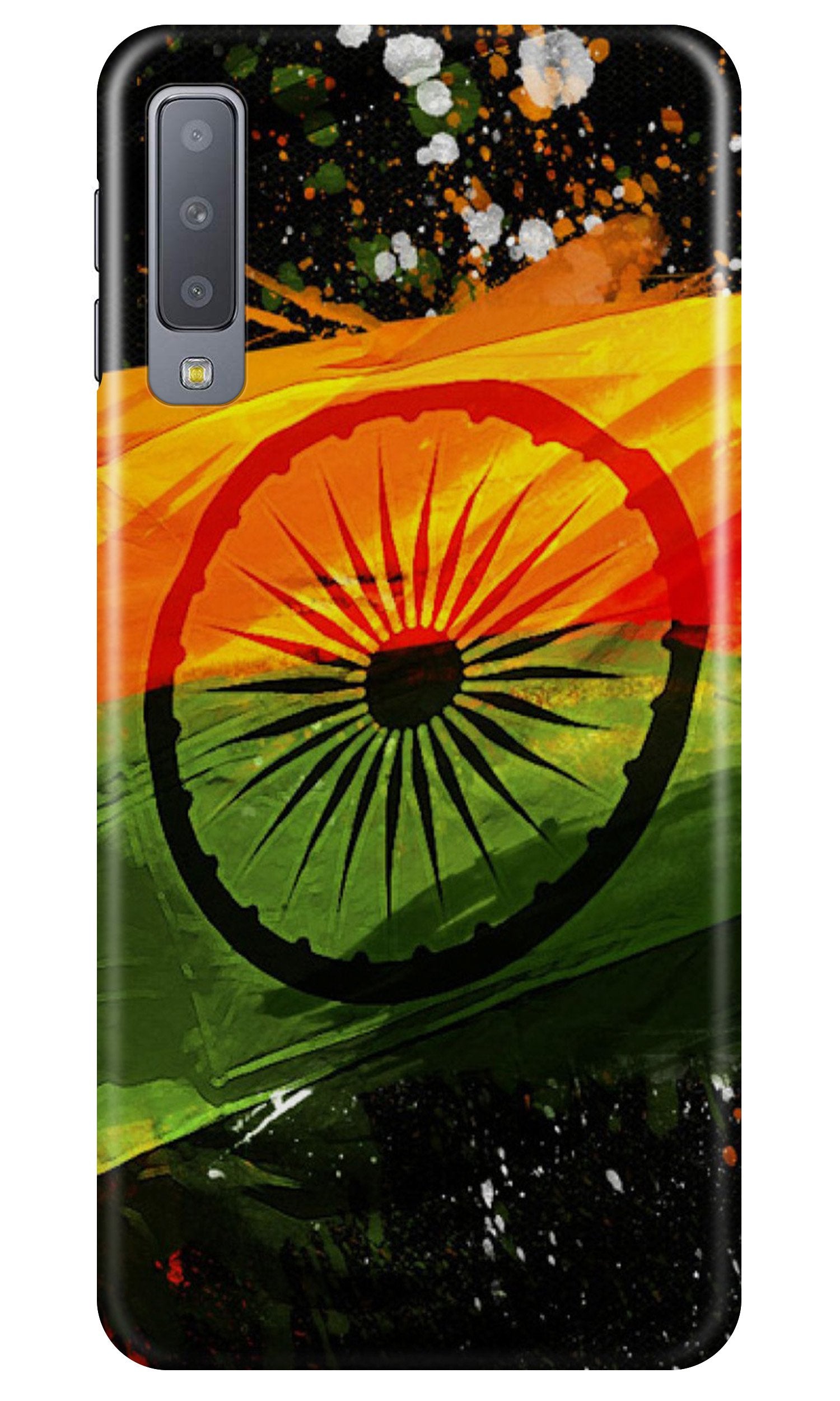 Indian Flag Case for Samsung Galaxy A70  (Design - 137)