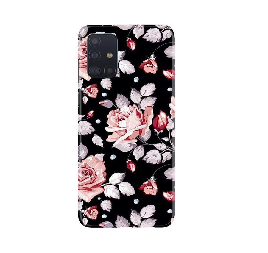 Pink rose Mobile Back Case for Samsung Galaxy A71 (Design - 12) Pink rose Case for Samsung Galaxy A71