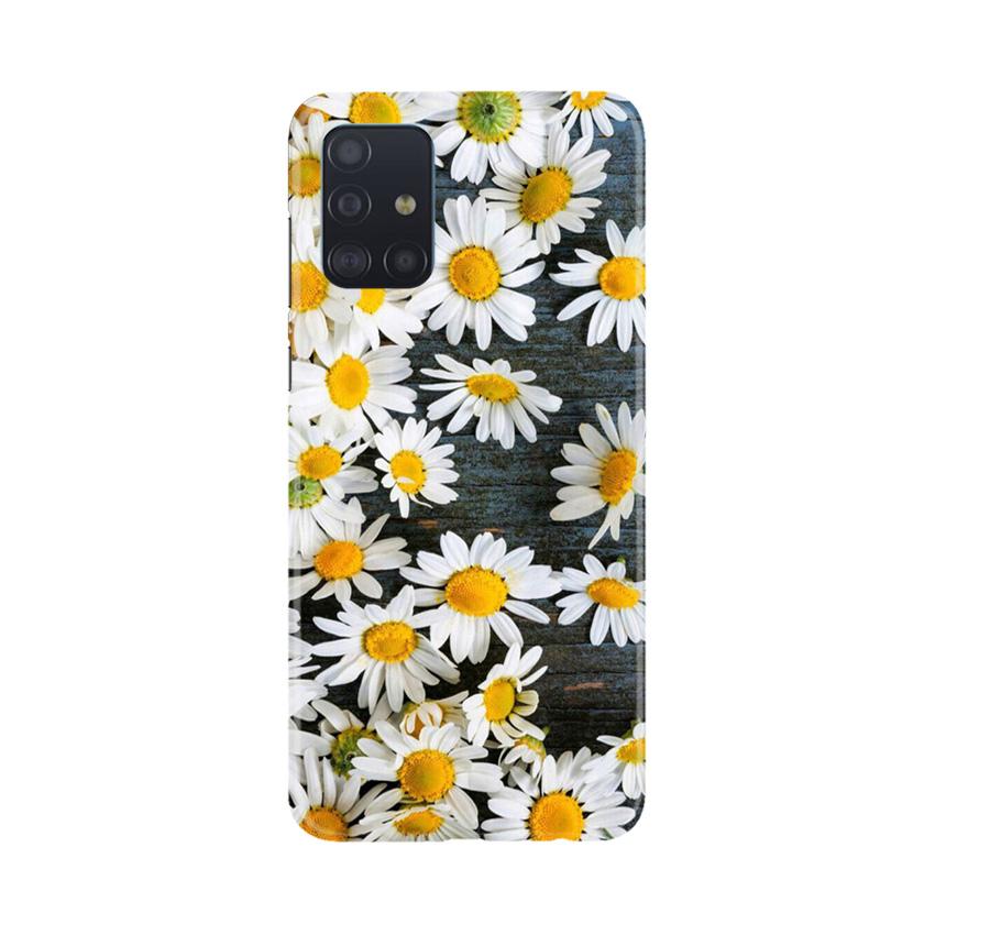 White flowers2 Mobile Back Case for Samsung Galaxy A71 (Design - 62) White flowers2 Case for Samsung Galaxy A71