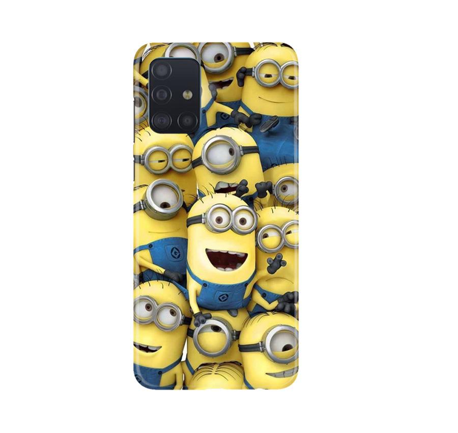 Minions Mobile Back Case for Samsung Galaxy A71 (Design - 127) Minions Case for Samsung Galaxy A71 (Design - 127)