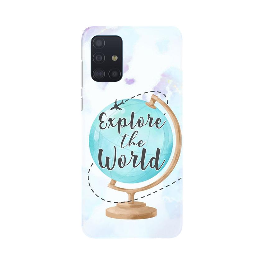 Explore the World Mobile Back Case for Samsung Galaxy A71 (Design - 207) Explore the World Case for Samsung Galaxy A71 (Design No. 207)