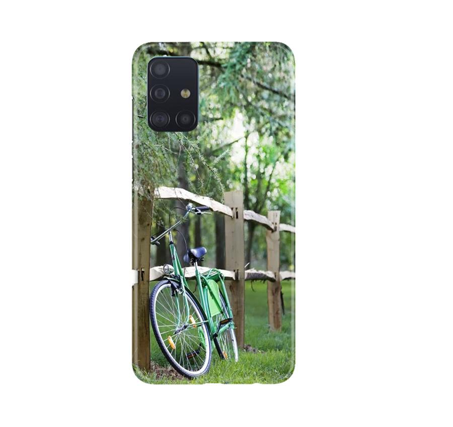 Bicycle Mobile Back Case for Samsung Galaxy A71 (Design - 208) Bicycle Case for Samsung Galaxy A71 (Design No. 208)