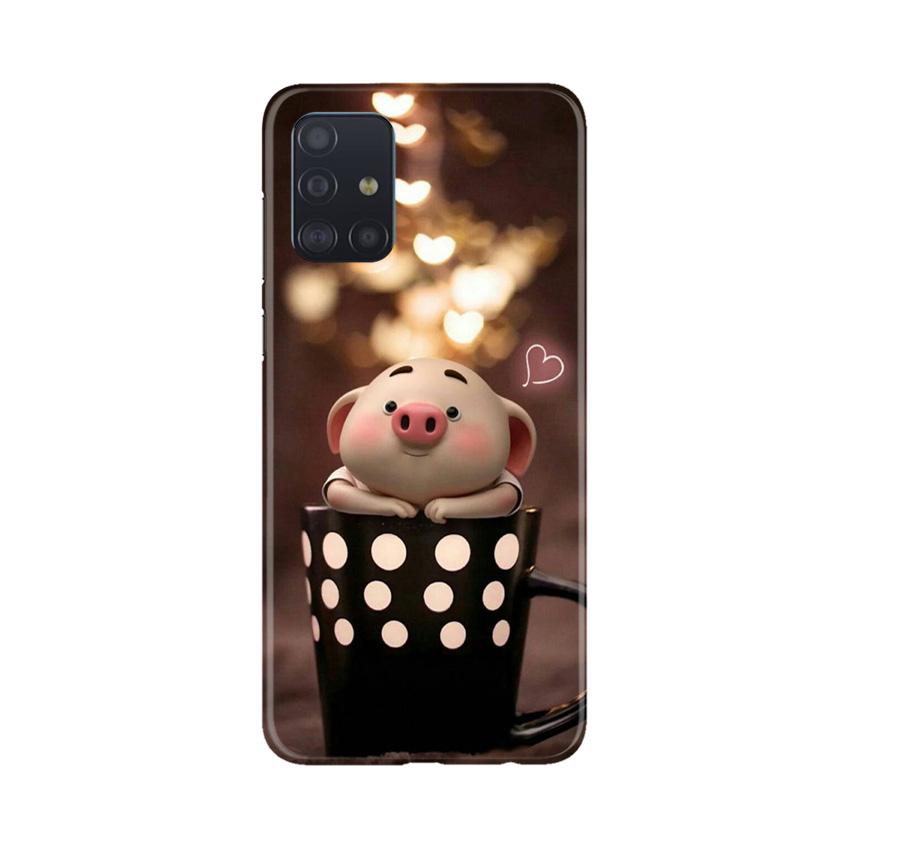 Cute Bunny Mobile Back Case for Samsung Galaxy A71 (Design - 213) Cute Bunny Case for Samsung Galaxy A71 (Design No. 213)