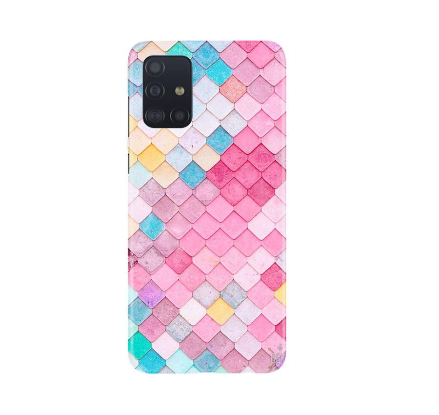 Pink Pattern Mobile Back Case for Samsung Galaxy A71 (Design - 215) Pink Pattern Case for Samsung Galaxy A71 (Design No. 215)