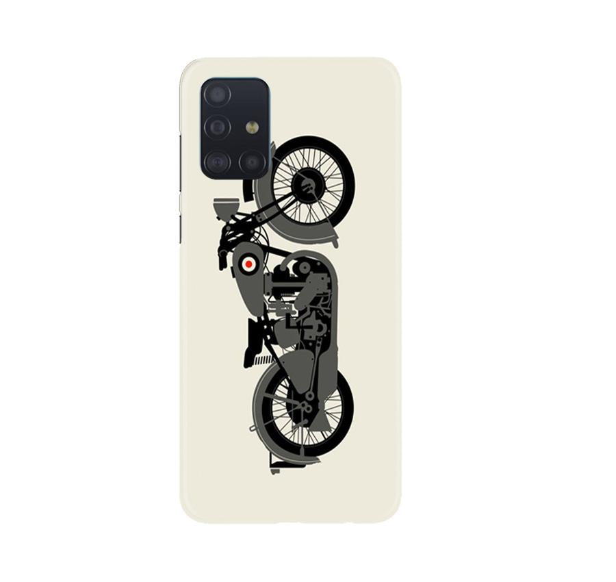 MotorCycle Mobile Back Case for Samsung Galaxy A71 (Design - 259) MotorCycle Case for Samsung Galaxy A71 (Design No. 259)