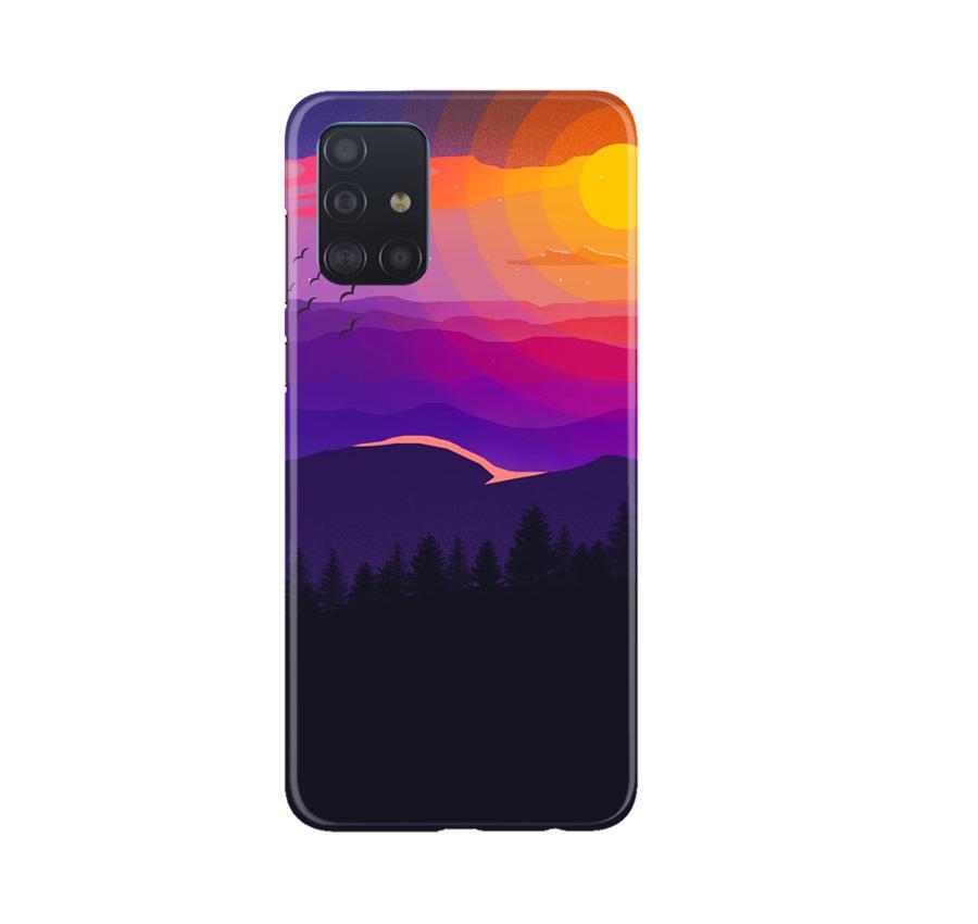 Sun Set Mobile Back Case for Samsung Galaxy A71 (Design - 279) Sun Set Case for Samsung Galaxy A71 (Design No. 279)
