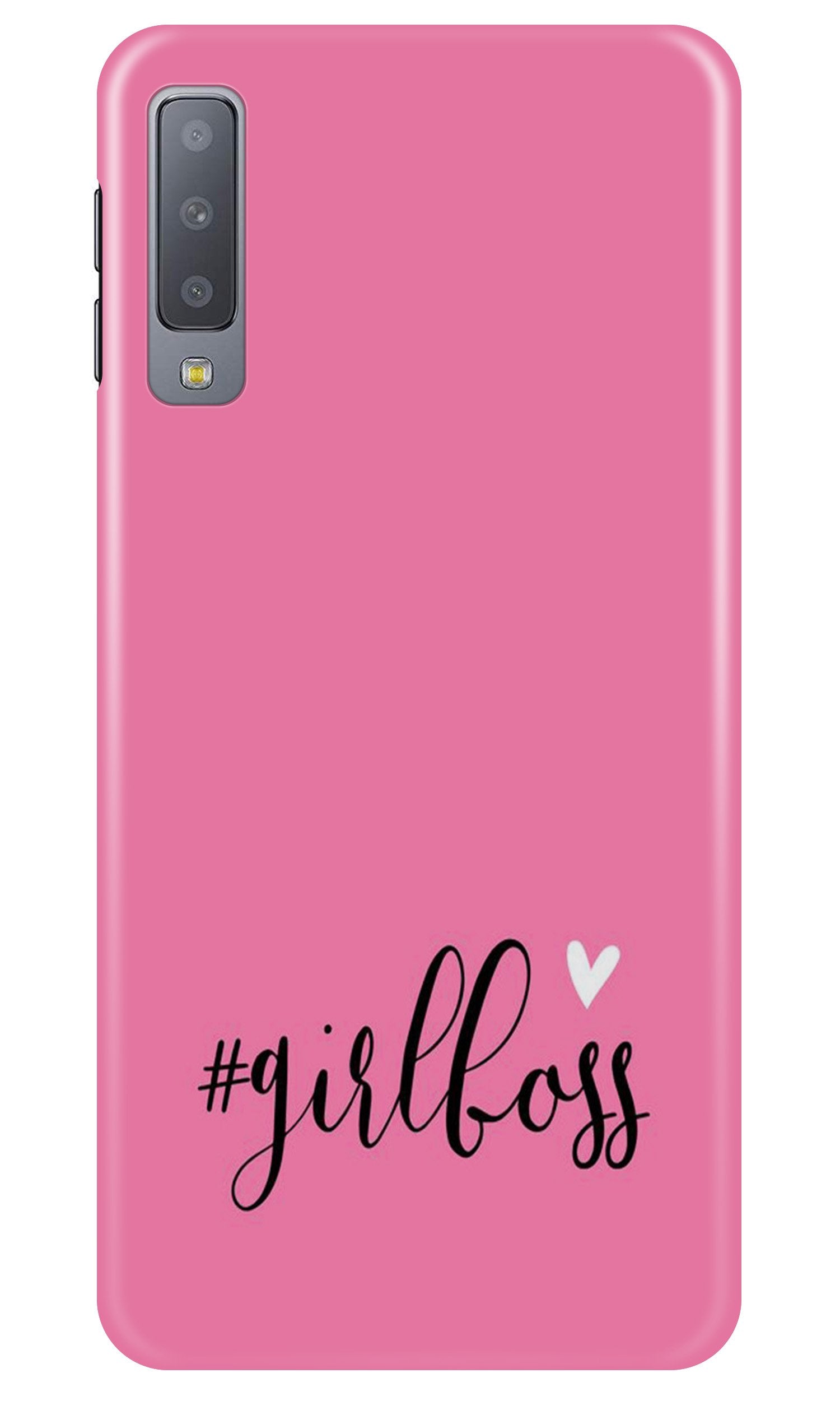 Girl Boss Pink Case for Samsung Galaxy A70 (Design No. 269)