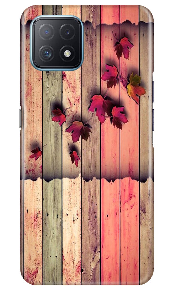 Wooden look2 Mobile Back Case for Oppo A73 5G (Design - 56) Wooden look2 Case for Oppo A73 5G