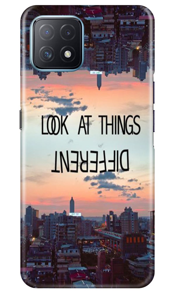Look at things different Mobile Back Case for Oppo A73 5G (Design - 99) Look at things different Case for Oppo A73 5G