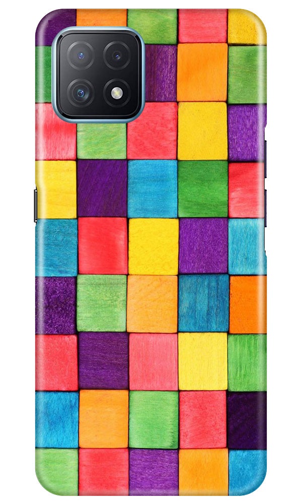 Colorful Square Mobile Back Case for Oppo A72 5G (Design - 218) Colorful Square Case for Oppo A72 5G (Design No. 218)