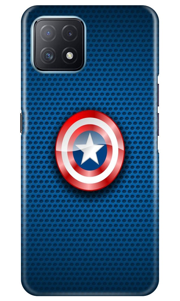 Captain America Shield Mobile Back Case for Oppo A72 5G (Design - 253) Captain America Shield Case for Oppo A72 5G (Design No. 253)