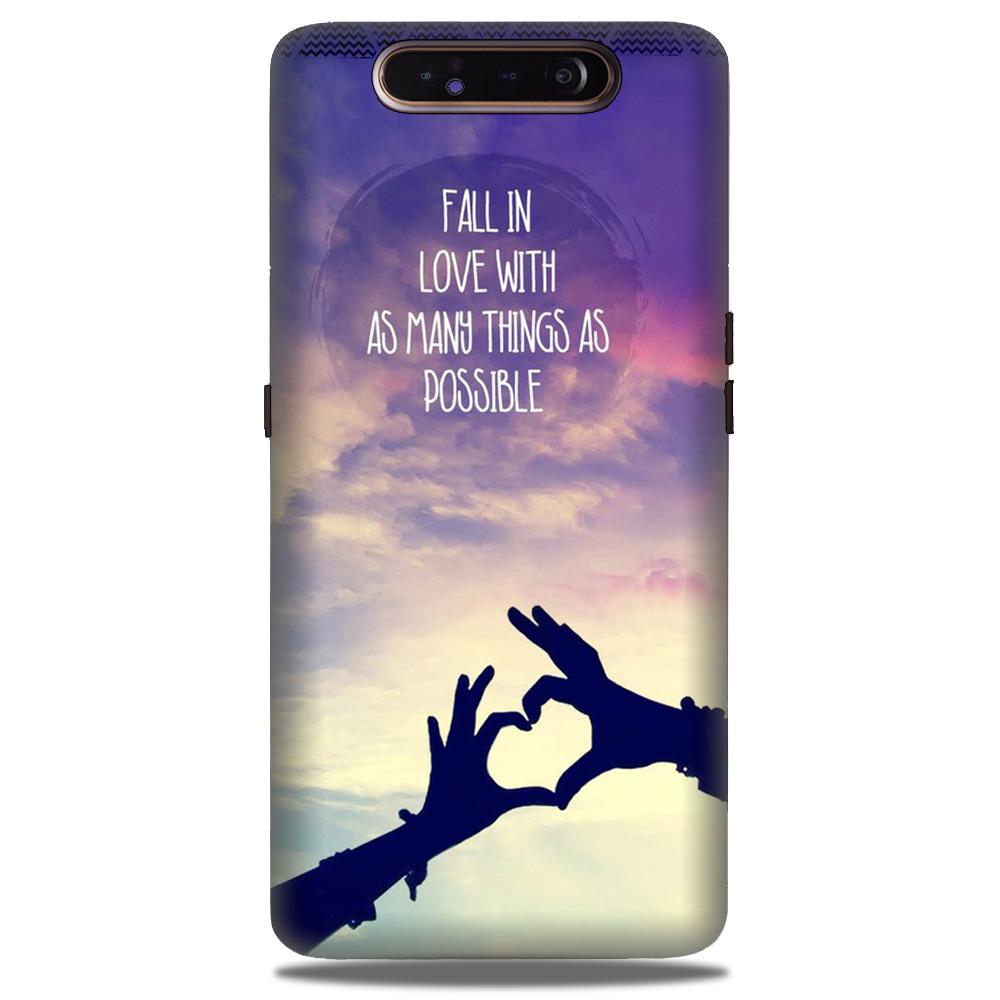 Fall in love Case for Samsung Galaxy A90 Fall in love Case for Samsung Galaxy A90