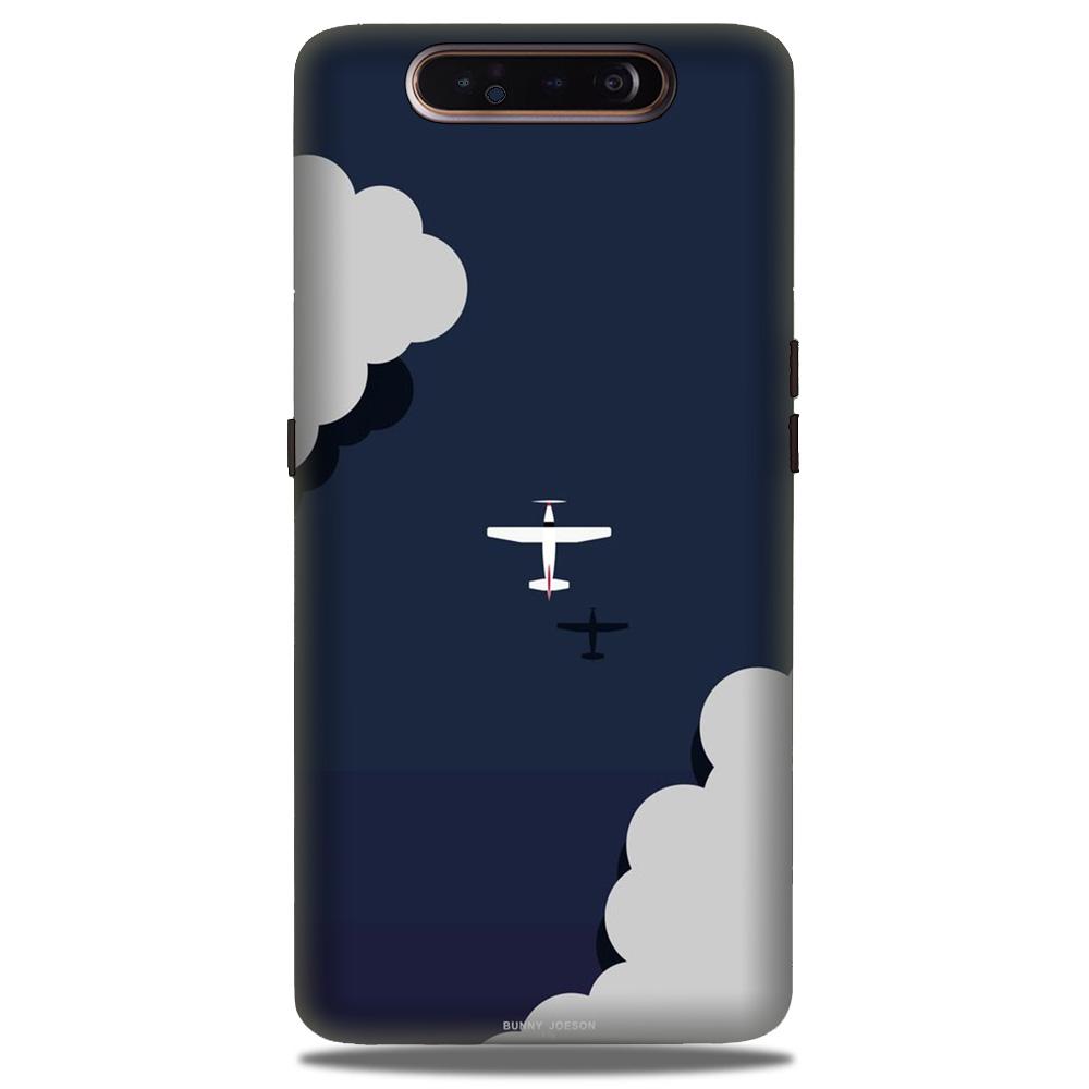 Clouds Plane Case for Samsung Galaxy A80 (Design - 196) Clouds Plane Case for Samsung Galaxy A80 (Design - 196)