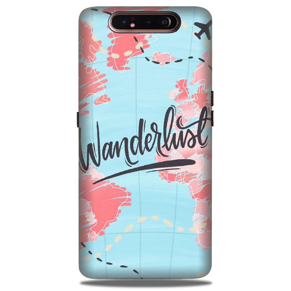 Wonderlust Travel Case for Samsung Galaxy A80 (Design No. 223) Wonderlust Travel Case for Samsung Galaxy A80 (Design No. 223)