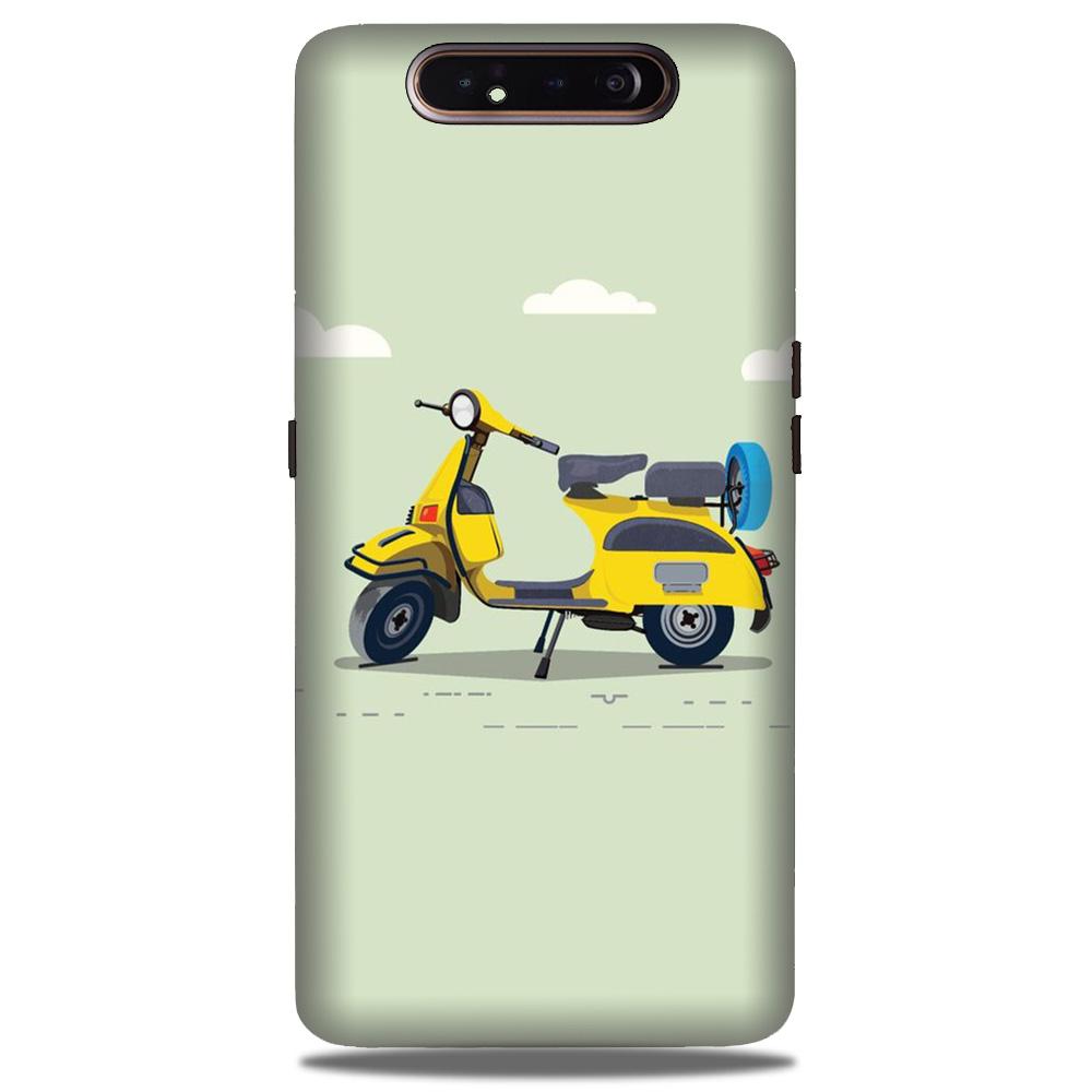 Vintage Scooter Case for Samsung Galaxy A80 (Design No. 260) Vintage Scooter Case for Samsung Galaxy A80 (Design No. 260)