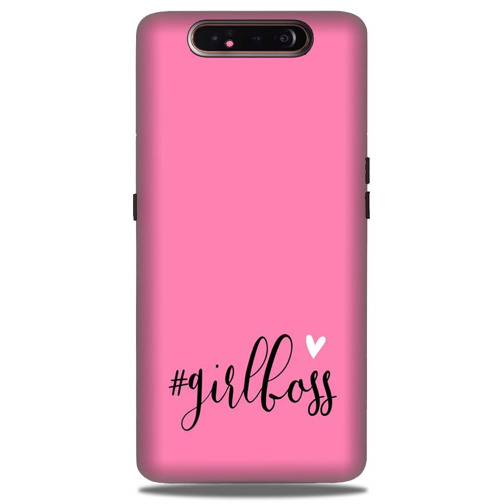 Girl Boss Pink Case for Samsung Galaxy A80 (Design No. 269) Girl Boss Pink Case for Samsung Galaxy A80 (Design No. 269)